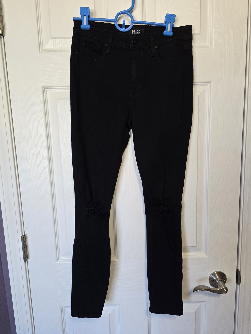 PAIGE Black Women's Skinny Jeans